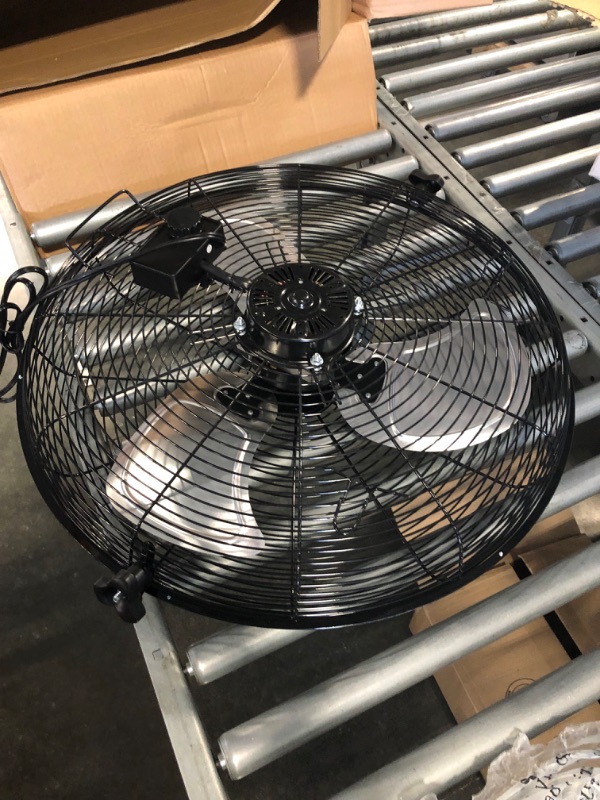 Photo 4 of AmazonCommercial 20" High Velocity Industrial Fan, Black,