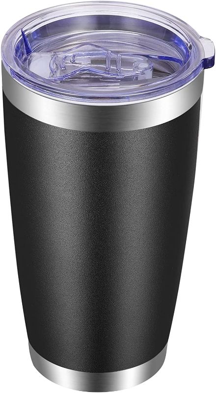 Photo 1 of 20oz Tumbler with Lid Stainless Steel Tumbler Cup Vacuum Insulated Double Wall Travel Coffee Mug Powder Coated Coffee Cup 
