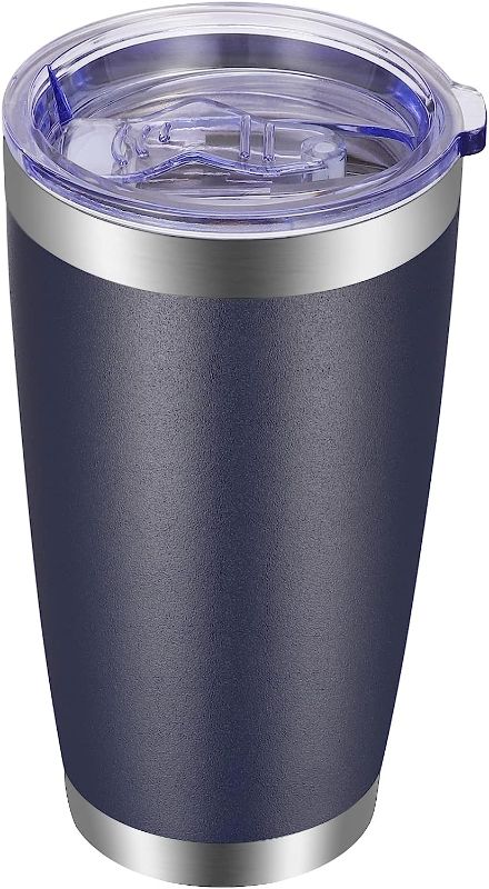 Photo 1 of 20oz Tumbler with Lid Stainless Steel Tumbler Cup Vacuum Insulated Double Wall Travel Coffee Mug Powder Coated Coffee Cup 
