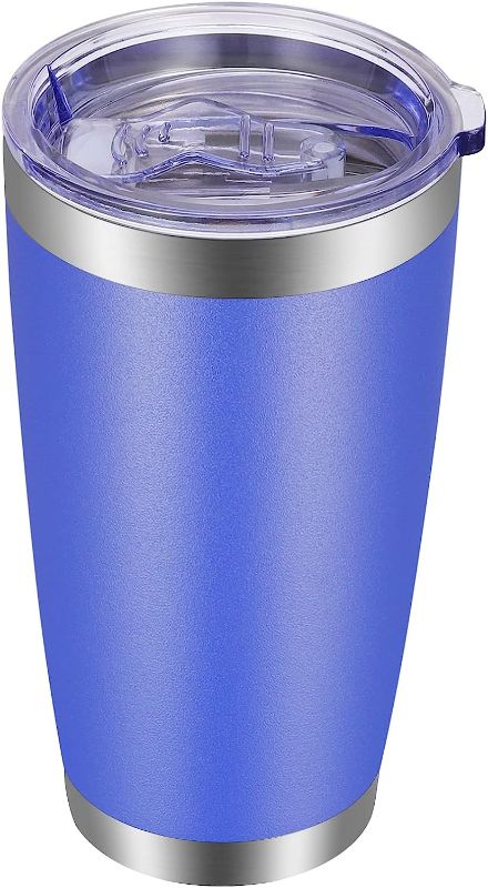 Photo 1 of 16Oz Tumbler with Lid Stainless Steel Tumbler Cup Vacuum Insulated Double Wall Travel Coffee Mug Powder Coated Coffee Cup 
