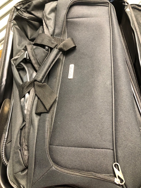 Photo 4 of American Tourister Fieldbrook XLT Softside Upright Luggage, Black, 4-Piece Set (BB/DF/21/25) 4-Piece Set (BB/DF/21/25) Black