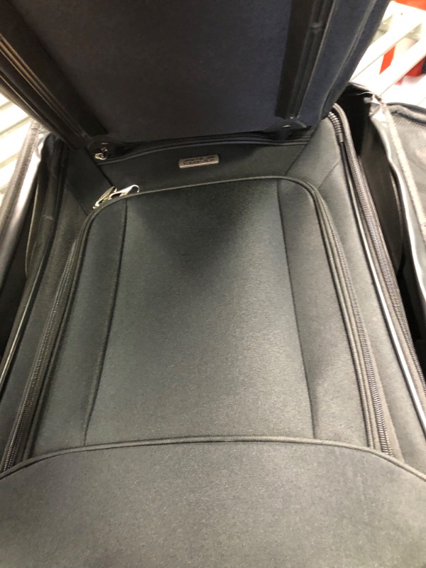 Photo 2 of American Tourister Fieldbrook XLT Softside Upright Luggage, Black, 4-Piece Set (BB/DF/21/25) 4-Piece Set (BB/DF/21/25) Black