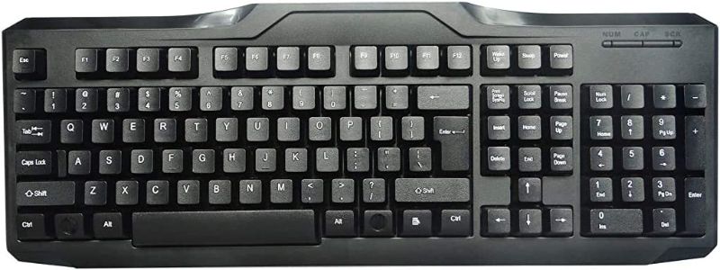 Photo 1 of iMicro KB-IMK9 107-Key USB Wired English Keyboard (Black)
