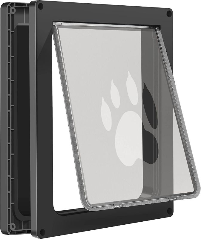 Photo 1 of CEESC Large Dog Door for Pets Up to 100 lb, Weatherproof Pet Door for Cats and Dogs, Durable, Snap-in Closing Panel Included, Suitable for Interior and...
