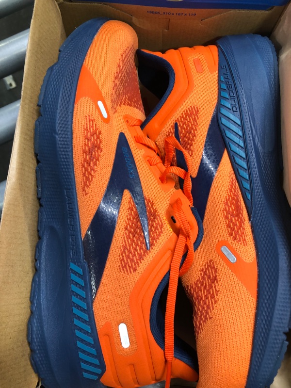 Photo 1 of Brooks Men’s Launch GTS 9 Supportive Running Shoe 10.5 Flame/Titan/Crystal Teal