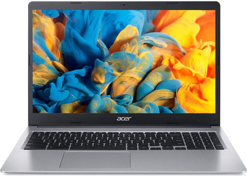 Photo 1 of Acer 2022 15inch HD IPS Chromebook, Intel Dual-Core Celeron Processor Up to 2.55GHz, 4GB RAM, 32GB Storage, Super-Fast WiFi Up to 1300 Mbps, Chrome...
