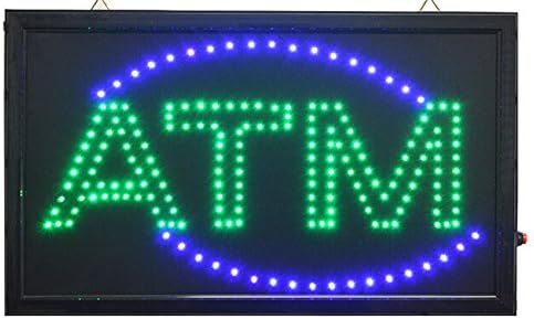 Photo 1 of Ch-led (TM) Large Animated Business LED ATM Sign W. Motion On/off Switch 21" X 13"