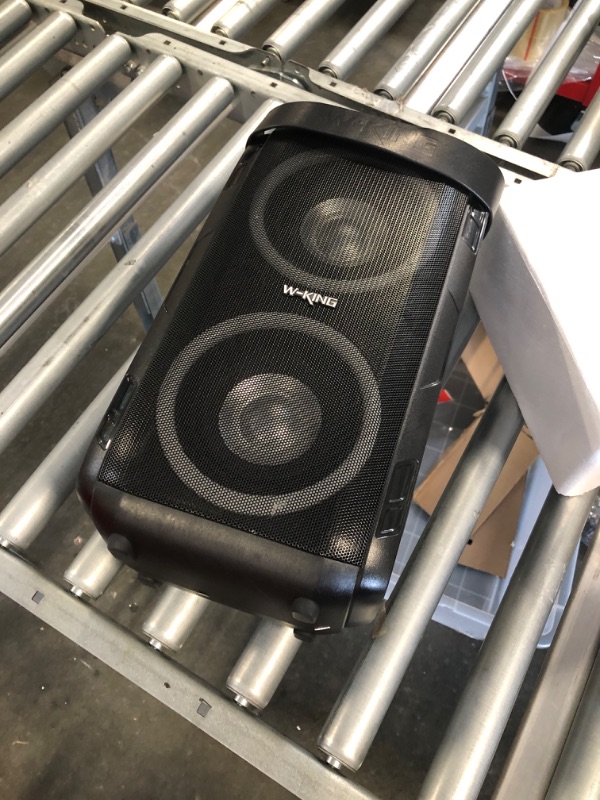 Photo 1 of W-KING 80W Bluetooth Speakers Loud, Super Rich Bass, Huge 105dB Sound Powerful Portable Wireless Outdoor Bluetooth Speaker, Mixed Color Lights, 24H Playtime, AUX, USB Playback, TF Card, Non-Waterproof