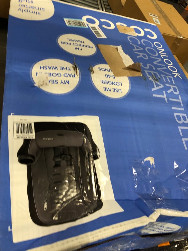 Photo 1 of Cosco Onlook 2-in-1 Convertible Car Seat, Rear-Facing 5-40 pounds and Forward-Facing 22-40 pounds and up to 43 inches, Black Arrows