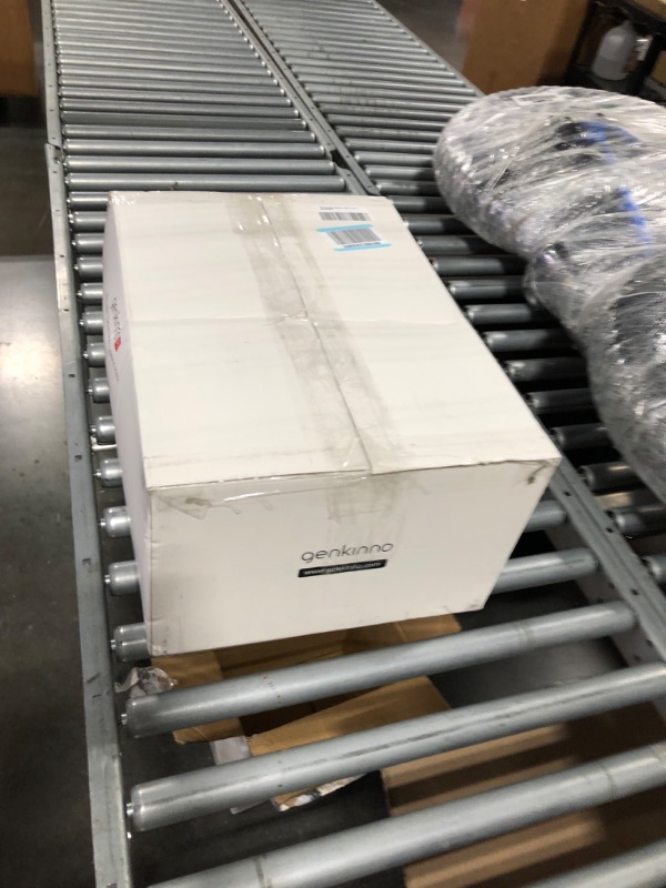 Photo 1 of Genkinno Cordless Robotic Pool Vacuum Cleaner: Automatic Pool Vacuum for Above/In Ground Swimming Pool - Smart Navigation Pool Vacuum Lasts 120-240 Mins and Remote Control for Efficient Cleaning White