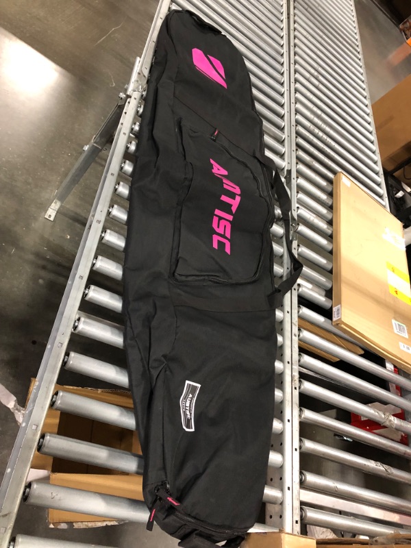 Photo 1 of AUMTISC Snowboard Bag Padded for Travel Bag with Storage Compartments Shoulder Strap and Gear Pockets Available Length in 155cm 165cm?2360P? Rose padded-165cm