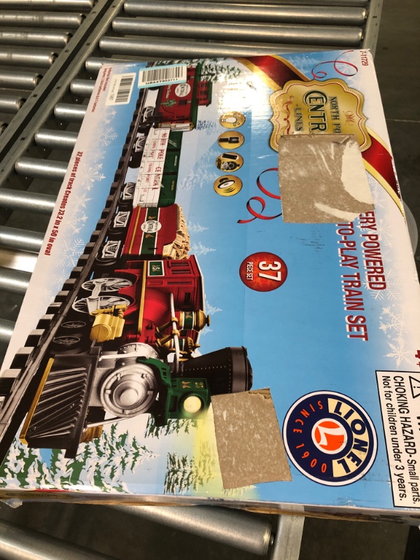 Photo 2 of Lionel North Pole Central Battery-Powered Train Set with Remote + Inner Loop Track Expansion Pack Complete Set + Expansion Track (Inner Loop)