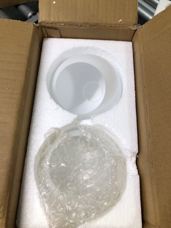 Photo 4 of Anmire Opal White Frosted Glass Globe Lamp Shades Replacement Lampshade Cover with 1-5/8-inch for Wall Sconce Pendant Lighting G0092 White Frosted Globe Glass Lamp Shades