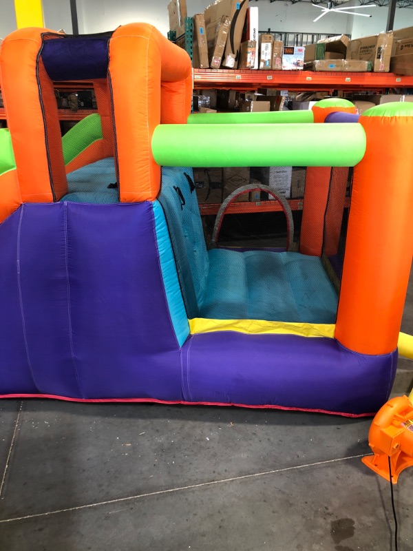 Photo 4 of AirMyFun Bounce House,Bouncing Slide,Jumping Slide House,Climbing Bouncy House,Castle Bounce House with Long Slide,with Air Blower for Kids Indoor and Outdoor Party