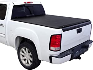 Photo 1 of Amazon Basics Soft Roll Up Tonneau Cover for 2014-2019 Chevy Silverado, GMC Sierra 1500, 2015-2018 Silverado Sierra 2500 3500 HD, Fleetside, Bed Length 6.5'
