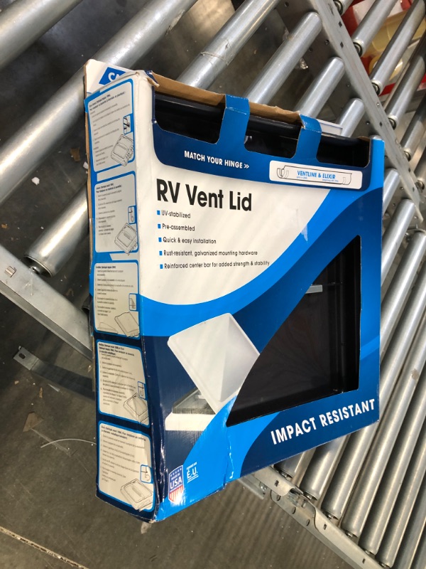 Photo 2 of camco rv vent lid non powered roof vent 14in x14in