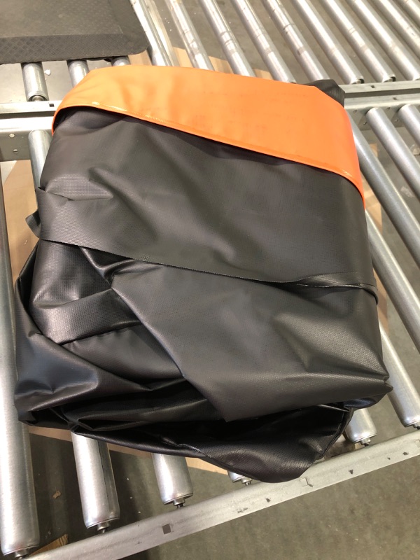 Photo 1 of Car Rooftop Cargo Carrier Bag, 15 Cubic Feet 100% Waterproof Heavy Duty 840D Car Roof Bag for All Vehicle with/Without Racks - Anti-Slip Mat, 6 Door Hooks, Storage Bag, 2 Extra Straps, Luggage Lock Black Roof 15 Cubic Feet
