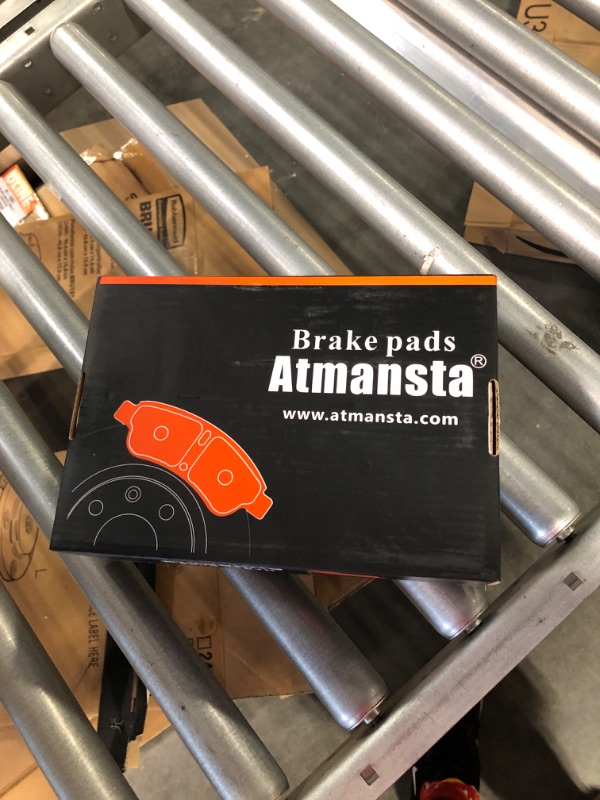 Photo 3 of Atmansta QPD20008 Front & Rear Brake kit with Drilled/Slotted Rotors and Ceramic Brake pads for 2007-2014 Cadillac Ecalade/Ecalade ESV | 2007-2013 Chevrolet Silverado 1500 | 2007-2013GMC Sierra 1500