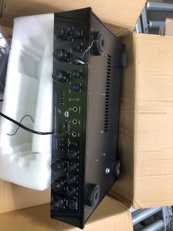 Photo 1 of Pyle PTA66BT 6-Channel 600W Bluetooth Home Audio Stereo Amplifier Receiver System