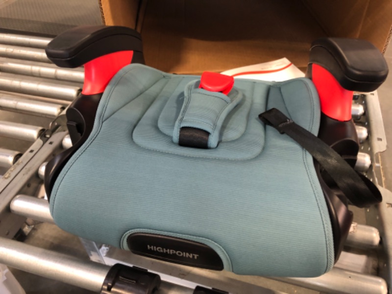 Photo 5 of Britax Highpoint Backless Belt-Positioning Booster Seat, SafeWash Green Ombre