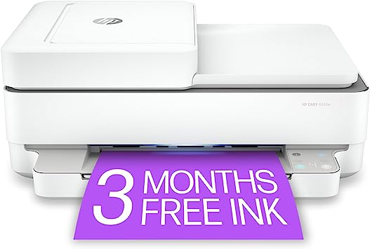 Photo 1 of HP ENVY 6455e Wireless Color All-in-One Printer with 6 Months Free Ink with HP+ (223R1A)