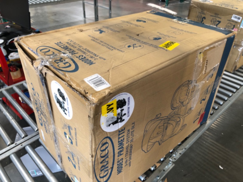 Photo 1 of Graco Modes Nest Travel System, Includes Baby Stroller with Height Adjustable Reversible Seat, Pram Mode, Lightweight Aluminum Frame and SnugRide 35 Lite Elite Infant Car Seat, Bayfield Nest Bayfield