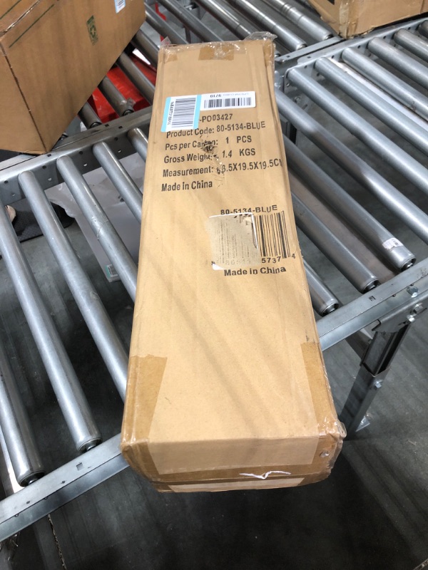 Photo 2 of Extra Thick Yoga Mat Collection - Non Slip Comfort Foam, Durable Exercise Mat For Fitness, Pilates and Workout With Carrying Strap By Wakeman Fitness BLUE