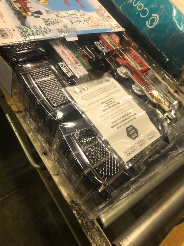 Photo 1 of Lionel North Pole Central Battery-Powered Train Set with Remote + Inner Loop Track Expansion Pack Complete Set + Expansion Track (Inner Loop)