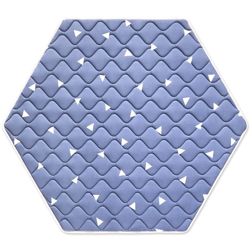 Photo 2 of 
Premium Foam Hexagon Playpen Mat 52” X 45”,Baby Playmat Fits Regalo Portable Play Yard 48 Inch and hiccapop 53" PlayPod Playpen,Cushion and Non Slip...