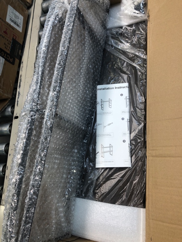 Photo 1 of Mkono Floating Wall Shelf 3 Tier 23.5 Inch Rustic Wood Hanging Book Shelf Bathroom Mounted Shelving Storage Display Shelves for Living Room Bedroom Kitchen Office Brown 23.5"