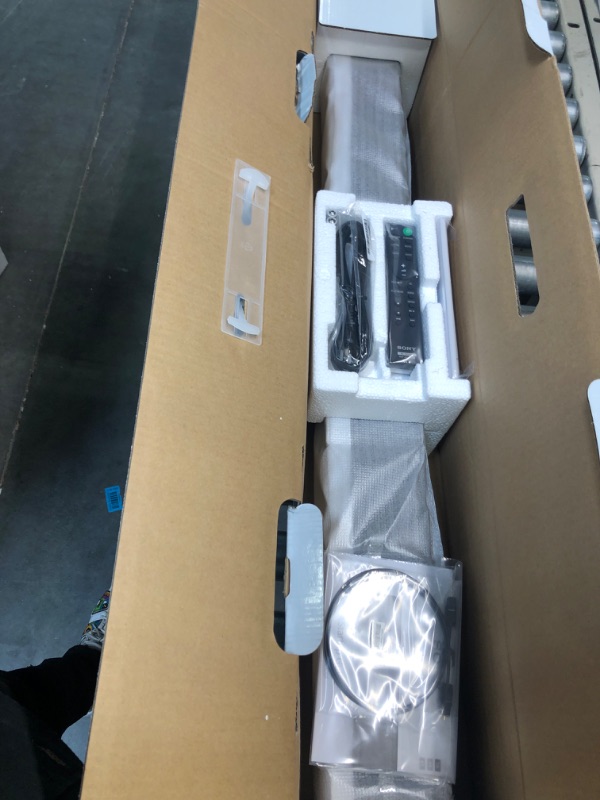 Photo 1 of Sony S100F 2.0ch Soundbar with Bass Reflex Speaker, Integrated Tweeter and Bluetooth, (HTS100F), easy setup, compact, home office use with clear sound black