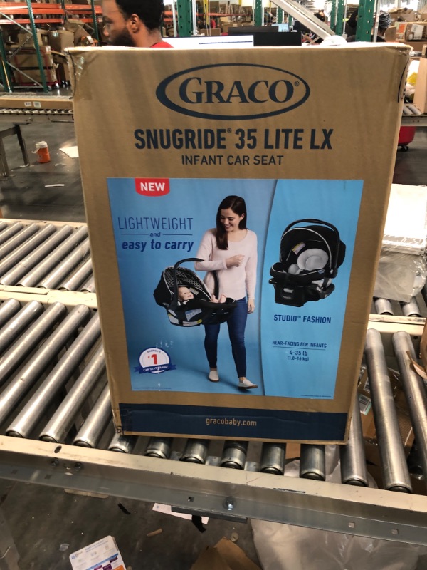 Photo 2 of Graco SnugRide 35 Lite LX Infant Car Seat, Studio SnugRide 1 Count (Pack of 1) Studio