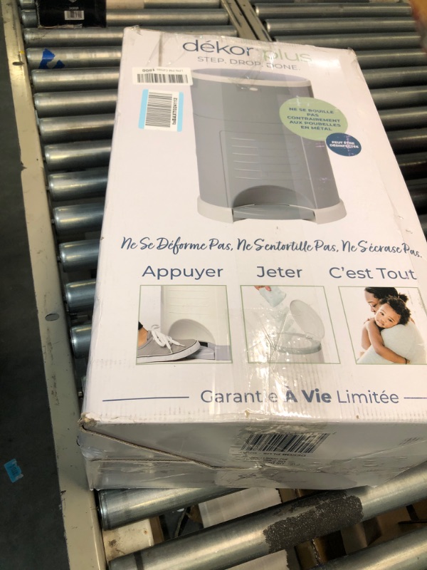 Photo 1 of Dekor Plus Hands-Free Diaper Pail | Gray | Easiest to Use | Just Step – Drop – Done | Doesn’t Absorb Odors | 20 Second Bag Change | Most Economical Refill System |Great for Cloth Diapers