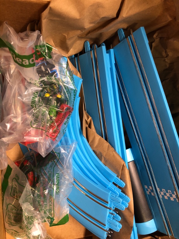Photo 1 of Carrera First Mario Kart - Slot Car Race Track with Spinners - Includes 2 Cars: Mario and Luigi - Battery-Powered Beginner Racing Set for Kids Ages 3 Years and Up