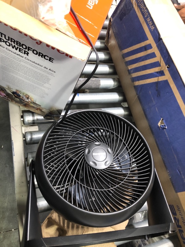 Photo 3 of 12 in. 3 Speed Whole Room Circulator Floor Fan