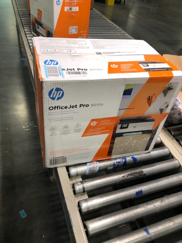 Photo 2 of HP OfficeJet Pro 9015e Wireless Color All-in-One Printer with bonus 6 months Instant ink with HP+ (1G5L3A),Gray