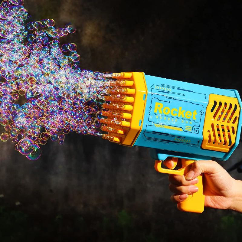 Photo 1 of 69 Holes Rocket Bubble Gun