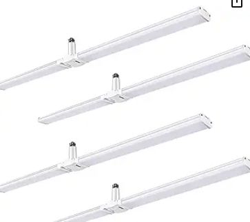 Photo 1 of 4 Pack 4FT LED Shop Light, Deformable LED Shop Light