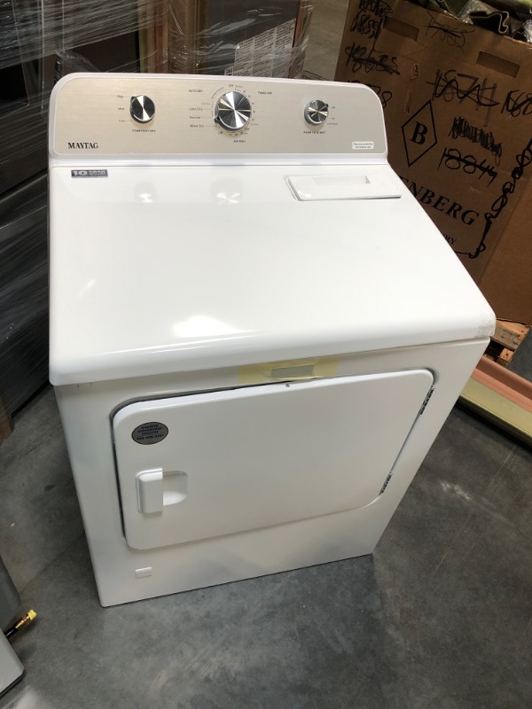 Photo 2 of 29 Inch Gas Dryer with 7.0 cu. ft. Capacity, 7 Dryer Cycles, 3 Dryer Options, Wrinkle Prevent, and End-of-Cycle Signal