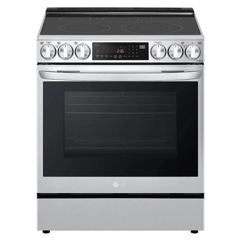 Photo 1 of LG 6.3 cu. ft. Slide-In Electric Range WiFi Enabled w/ ProBake Convection - LSEL6335F [No way to test]