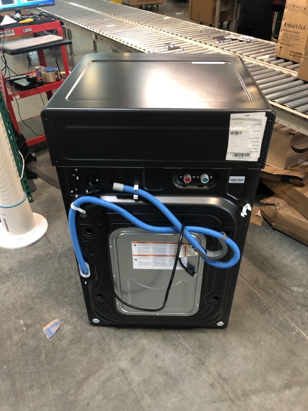 Photo 2 of GE Profile PFQ97HSPVDS 28 Inch Smart Front Load Washer/Dryer Combo with 4.8 cu.ft. Capacity, 12 Wash Cycles, 14 Dryer Cycles, Ventless Heat Pump Dryer, EZ Access Lint Filter, SmartDispense™ Technology, Dynamic Balancing Technology, Eco Cool™ Cycle, ADA Co