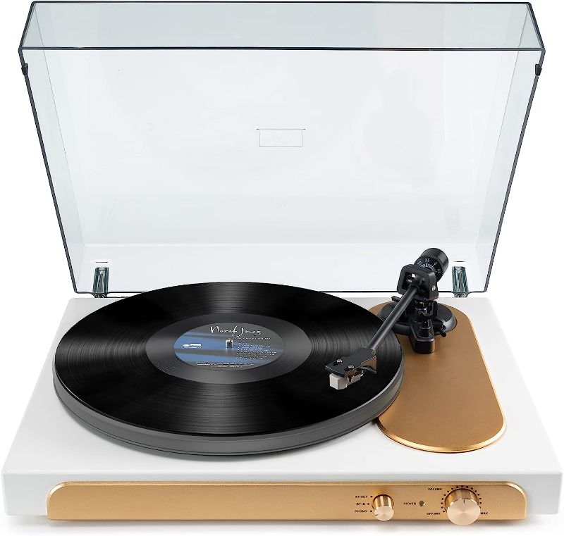 Photo 1 of Record Player Turntale with Bluetooth input and output vinyl player support 33&45 