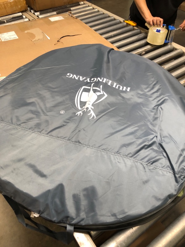 Photo 1 of 6 Person Easy Pop Up Tent,12.5’X8.5’X53.5'',Automatic Setup,Waterproof, Double Layer,Instant Family Tents for Camping,Hiking & Traveling