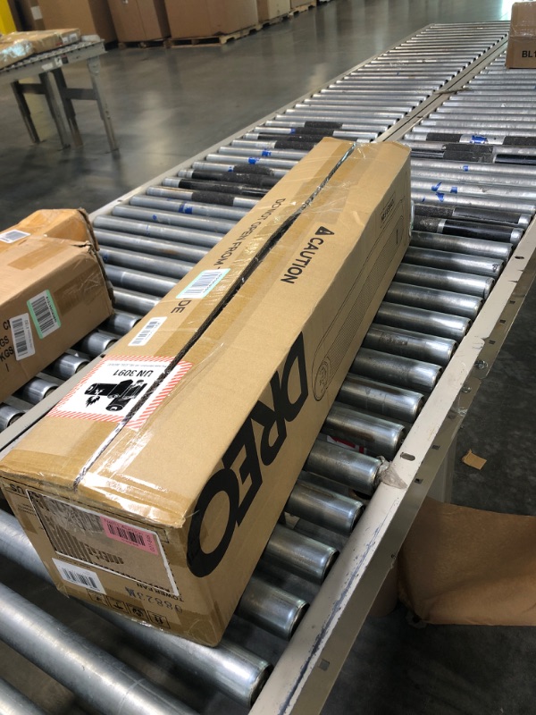 Photo 1 of Dreo Nomad One Tower Fan with Remote, 24ft/s Velocity Quiet Cooling Fan, 90° Oscillating Fan with 4 Speeds, 4 Modes, 8H Timer, Bladeless Fan, Standing Floor Fans, Black, (DR-HTF007) Black Standard