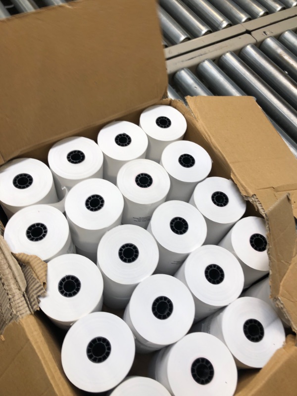 Photo 2 of (32 Rolls) 3" x 165' 1 Ply Bond (Non –Thermal Kitchen Printer Paper) POS Receipt Cash Register For Star SP700 SRP275 SMP200 TMU200 MP500 NCR 2174 XR200 IMPACT Printers Requires Ribbons Erc30/34/38