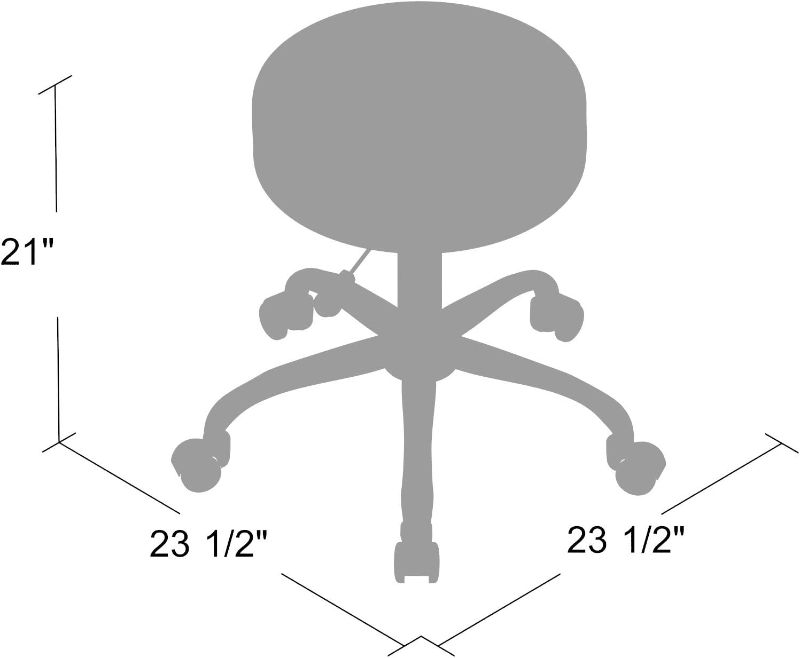 Photo 1 of 
Boss Office Products Be Well Medical Spa Stool in Black