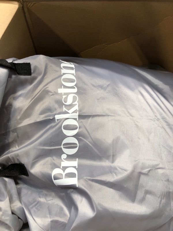 Photo 1 of Brookstone Innovations Perfect Air Bed with Built-in Switch Automatically Inflates & Deflates - Includes Fitted Sheet and Carrying Case - Queen Size Mattress - 18" Height