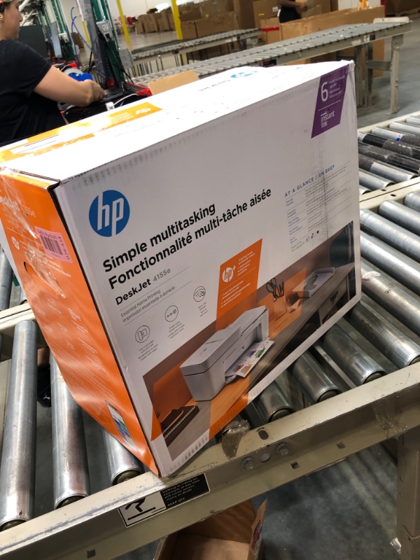 Photo 2 of HP DeskJet 4155e Wireless Color All-in-One Printer & 67XL Tri-Color High-Yield Ink Cartridge | 3YM58AN & 67XL Black High-Yield Ink Cartridge | 3YM57AN Printer + Tri-color Ink + Black Ink