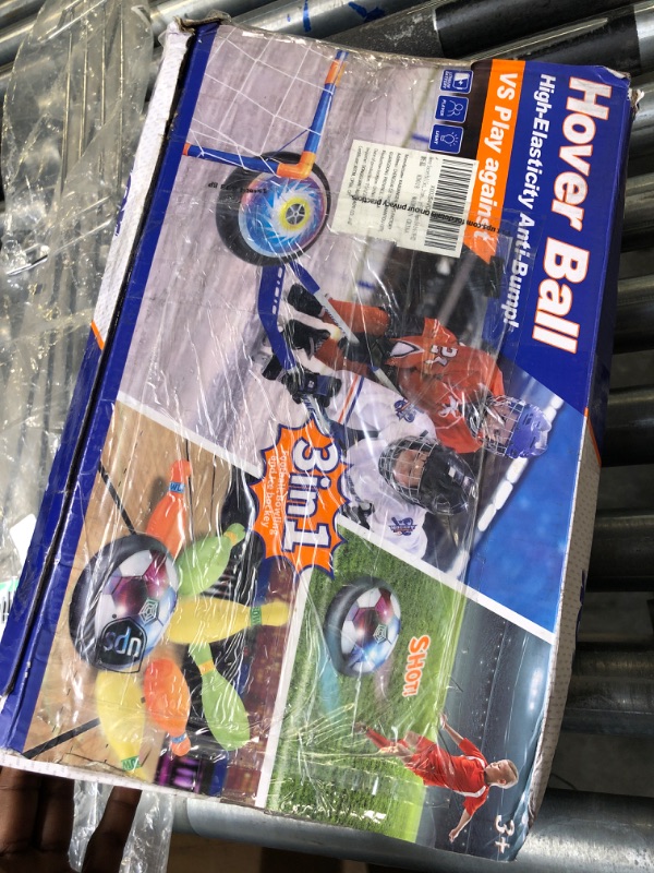 Photo 1 of Kids Toys Hover Soccer Ball (Set of 2), Battery Operated Air Floating Soccer Ball with LED Light and Soft Foam Bumper for Indoor Outdoor Game, Age 3 4 5 6 7 8-16 Year Old Boys Girls