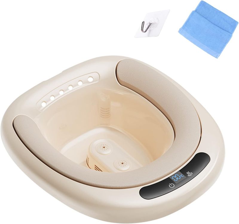 Photo 1 of Electric sitz bath for hemorrhoids, Females postpartum, sits bath for toilet seat,Dyal spouts with healing real time water temperture measurements 
 